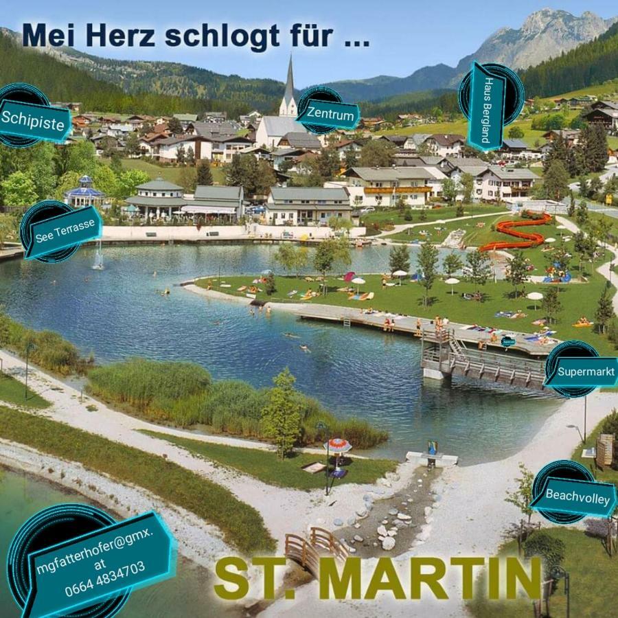Appartements Haus Bergland Sankt Martin am Tennengebirge Exteriör bild